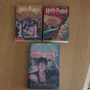 Harry Potter Books 1, 2 And 4